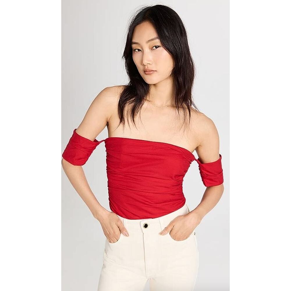 Reformation Adan Top Off-Shoulder Sweetheart Neckline - Size 6‎